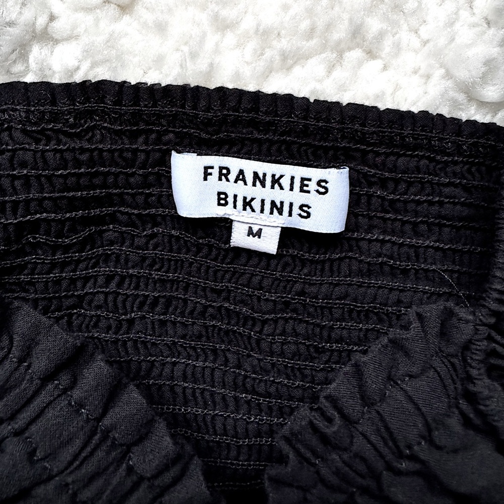 Frankies Bikinis Christabelle Ruffle Maxi Dress black medium - Picture 6 of 7